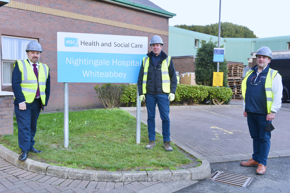Robin Swann Officially Opens The Nightingale Hospital